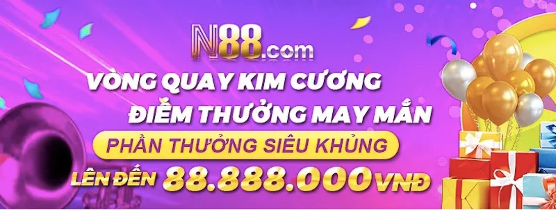 Chương trình vòng quay kim cương điểm thưởng lên đến 88.888.000đ